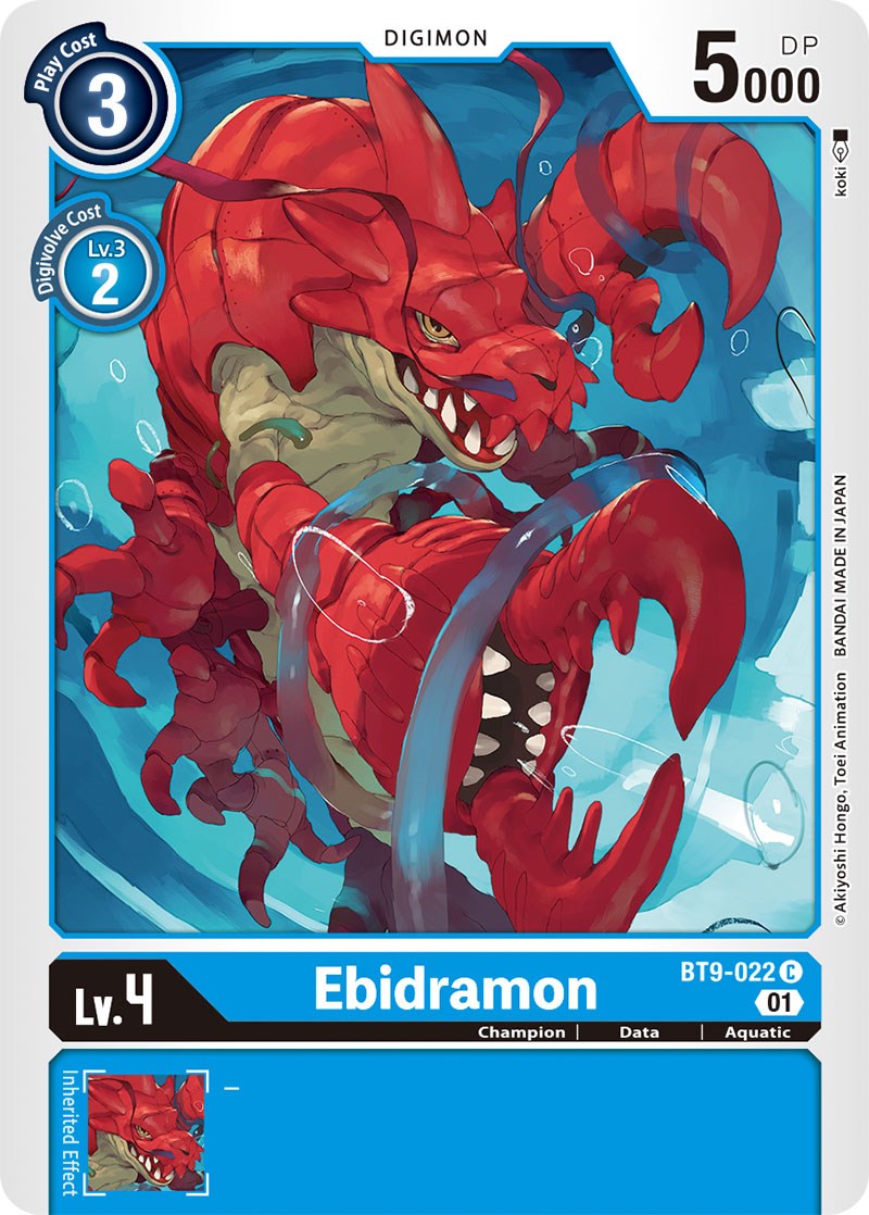 Ebidramon [BT9-022] [X Record]