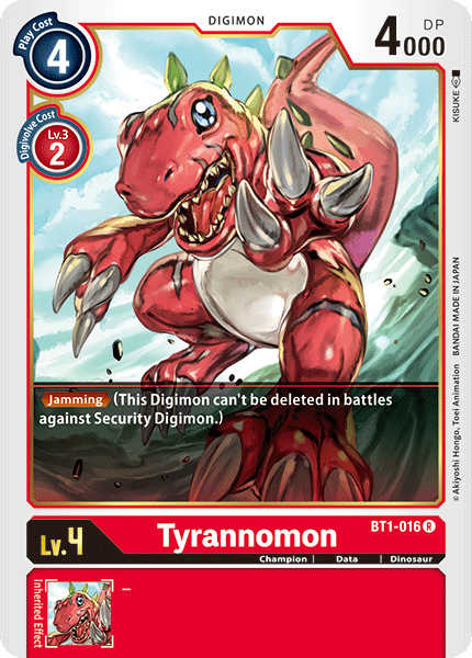 Tyrannomon [BT1-016] [Release Special Booster Ver.1.0]