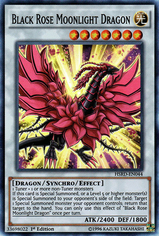 Black Rose Moonlight Dragon [HSRD-EN044] Super Rare