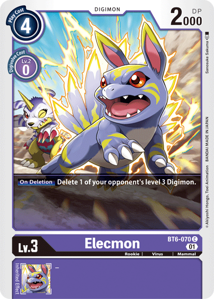 Elecmon [BT6-070] [Double Diamond]